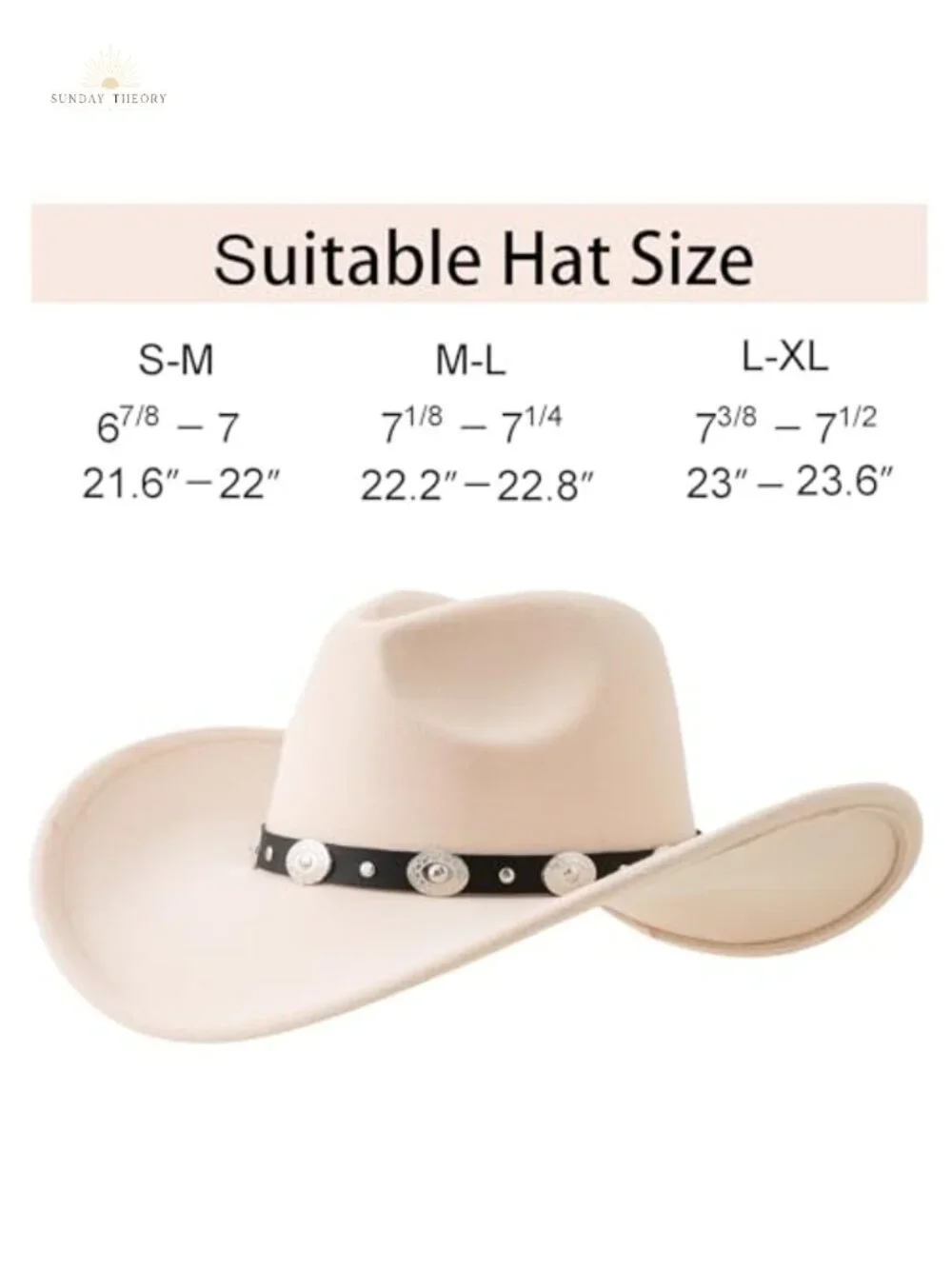 Felt Wide Brim Western Cowboy Hat for Women Men with Adjustable Strap